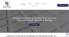 Desktop Screenshot of precastconcretestairtreads.net